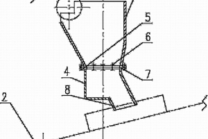 用于带式输送机上转角漏斗与溜槽装置