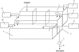 菱镁矿尾矿浮选废水循环利用装置