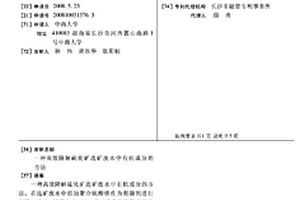 高效降解硫化矿选矿废水中有机成分的方法