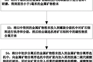 金属矿物分离浮选工艺