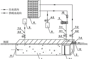 选矿竖炉水封池污水余热回收装置