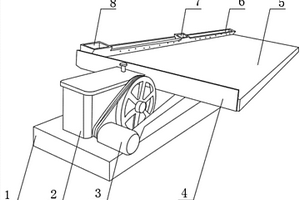具有抗噪效果的选矿摇床