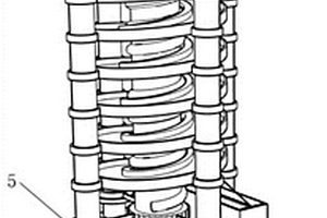 可调节高度的螺旋溜槽