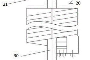 螺旋溜槽安装结构及安装方法