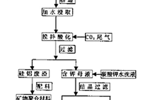 利用富钾岩石制取电子级碳酸钾的方法