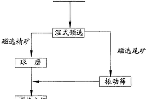 磁铁矿湿式预选的方法