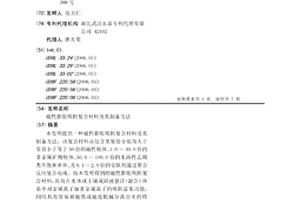 磁性膨胀吸附复合材料及其制备方法