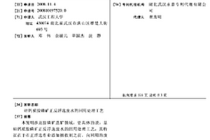 硅钙质胶磷矿正反浮选废水的回用处理工艺