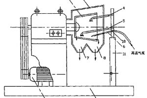 离心选矿机的气流排矿方法及装置