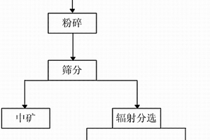 低品位硫化铜矿石的X-射线辐射预选富集方法