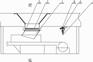大粒度矿仓仓下排料漏斗堵塞系统