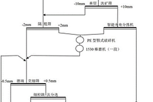 用于矿石色选机的大小料供料选择装置