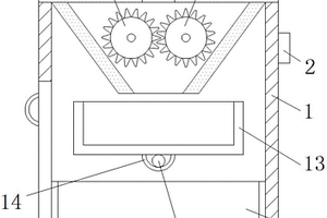 带有筛分装置的给矿箱
