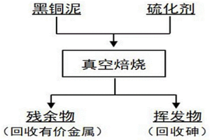 从黑铜泥中脱除砷的方法