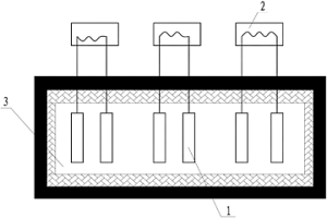 钛渣电炉的电极布置结构