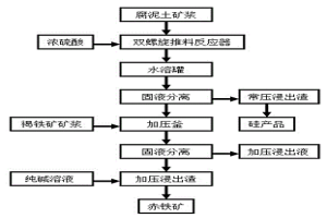 通过联合浸出工艺从红土镍矿中回收镍、钴、铁和硅的方法