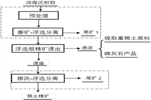 从深海沉积物中提取稀土的方法