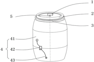 微生物发酵用的具有自控功能的发酵桶