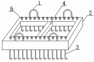 用于电积铜阴阳极板吊运的装置