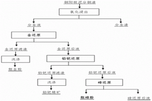 铜阳极泥分铜渣高效分离回收碲的方法