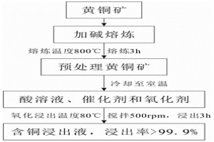 黄铜矿的浸出方法