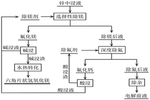 从硫酸溶液中去除镁、氟离子的方法