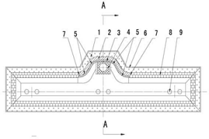 异型坯连铸机中间包工作衬、其施工胎膜、及其制备方法