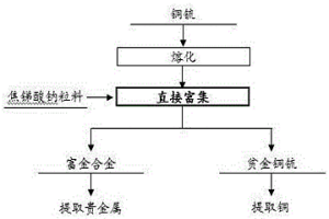 从铜锍中直接富集贵金属的方法