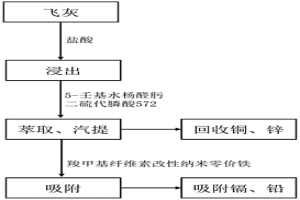 处理固体废物焚烧飞灰中重金属的方法