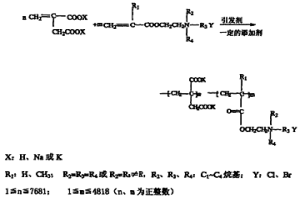 水溶性有机两性高分子絮凝剂及制备方法