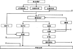 用于低品位高泥氧化铜矿的酸性洗矿浸出工艺