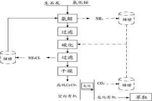 制备高纯碳酸钙用于皂化稀土萃取剂的方法