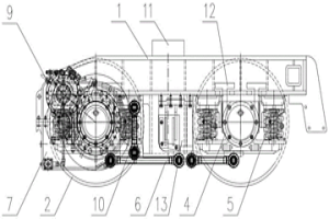 大轴重冶金车辆动力转向架