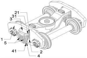 焊接式冶金车辆用三大件转向架