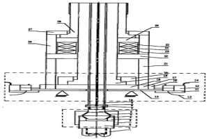 多孔粉末冶金螺旋齿轮压制中的旋转系统