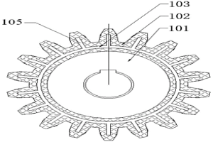 具有凸包阵列微结构的金属多孔齿轮及其加工方法