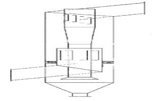 内循环旋风分离结构与装置