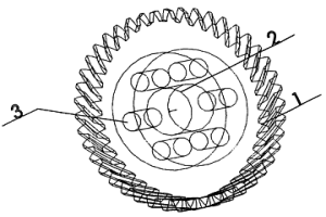 多孔粉末冶金螺旋齿轮