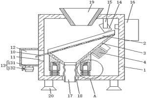 新型粉末冶金用原料筛选装置