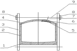 固定式冶金炉炉拱的不停炉修补方法