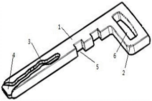粉末冶金汽车机械钥匙