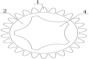 润滑泵用粉末冶金齿轮外转子