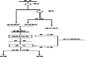 消泡剂在石煤型钒矿选矿抛尾-湿法冶金的应用方法