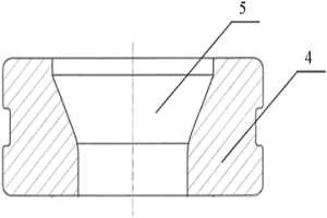 锥筒形锻件的成形模具及其成形方法