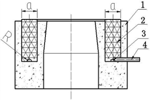 连铸中间包透气上水口座砖吹氩去除夹杂物的方法