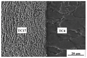 表面自纳米化TC17合金与TC4合金的固态连接方法