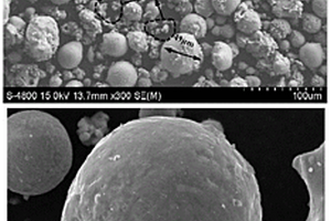 球形碳氮化钛陶瓷粉末的制备方法