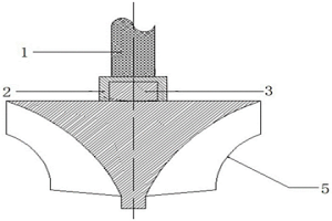 钛铝合金涡轮与钢轴的复合连接方法
