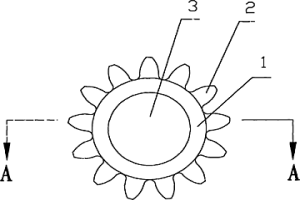 高速压制成型的无台阶齿轮