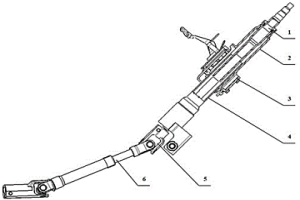汽车转向柱管总成